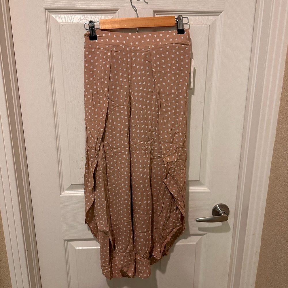 Billabong Tan Bubble Maxi Skirt